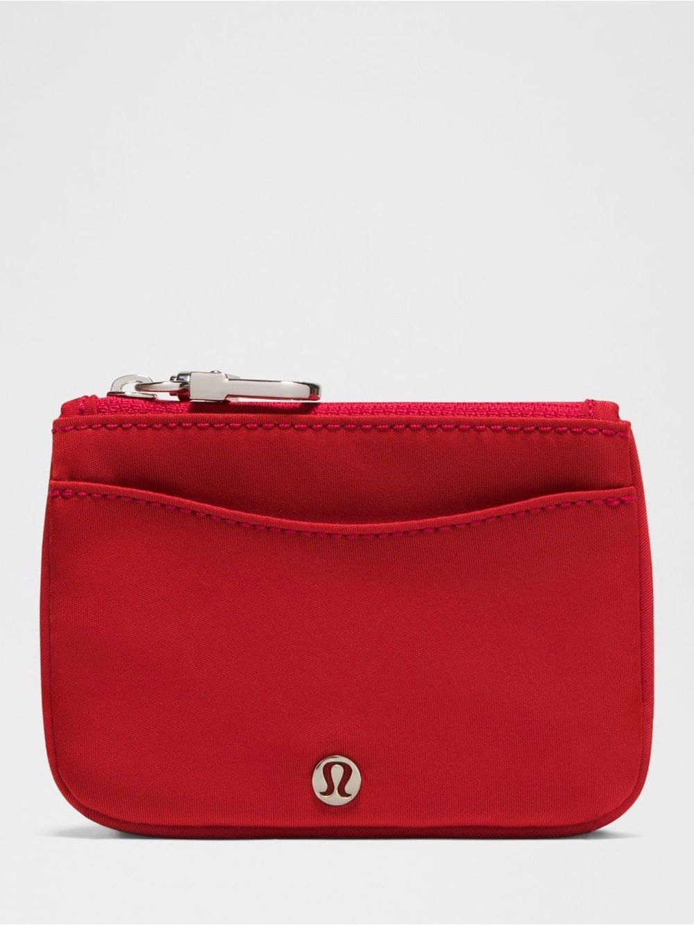 Lululemon Oxford Red Clippable Card Holder